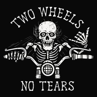 BONE RIDER ☠ Dokud se ti točí kola, pořád žiješ ... 💀❤ ‍👉 www.twowheelsnotears.com/tricka/bone-rider/